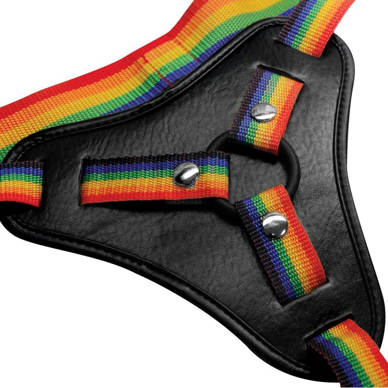 Strap-U Take the Rainbow Universal Rainbow Harness - - Strap On Sextoys