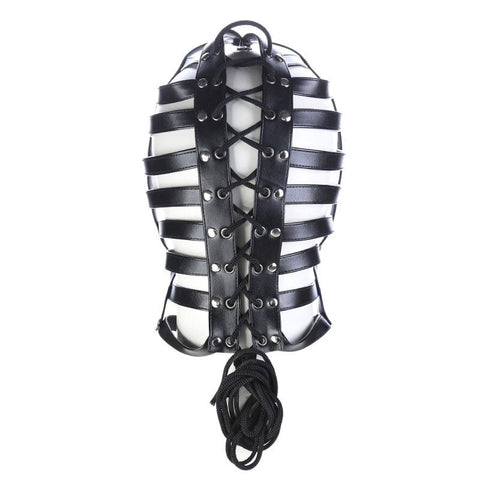Stripes BDSM Play Hood by BDStyle - Bondage Hoods