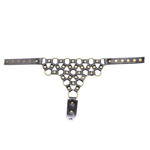 Studded G-String Bondage Thong by BDStyle - Her Fetish