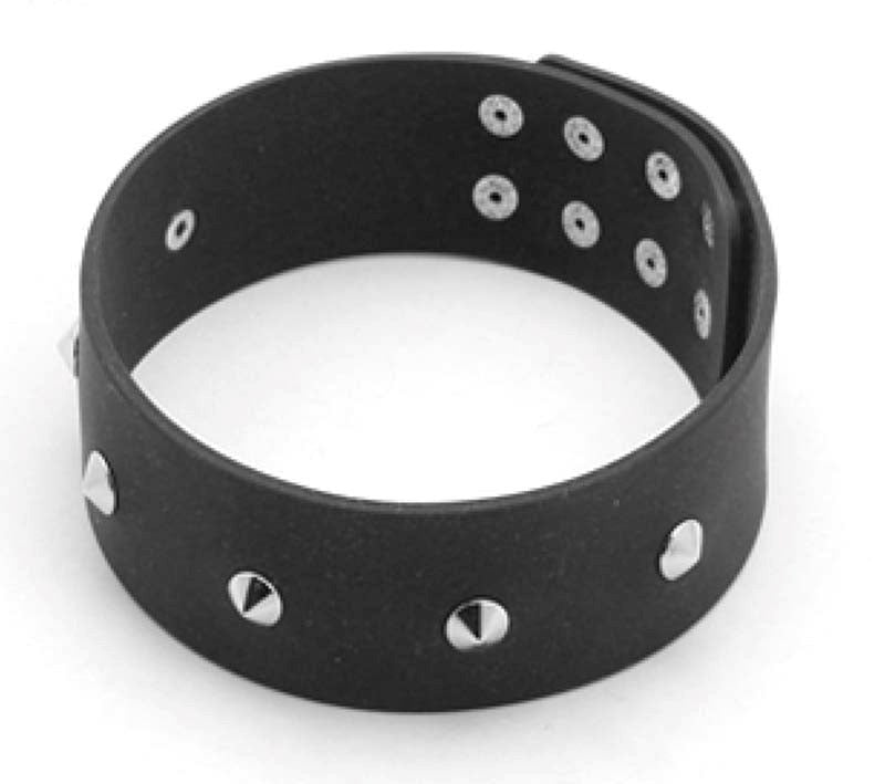 Studded Silicone Collar - - Fancy Dress Ups