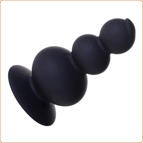 Suction 3 Silicone Ball Anal Beads by BDStyle - Anal Beads and Balls