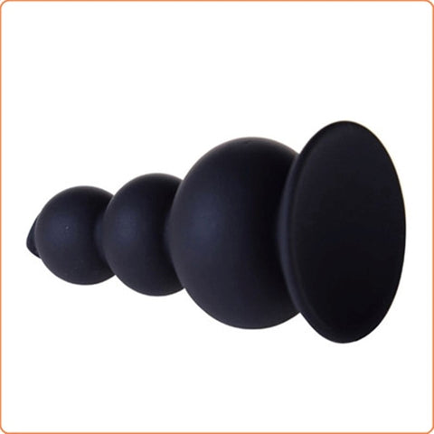 Suction 3 Silicone Ball Anal Beads by BDStyle - Anal Beads and Balls