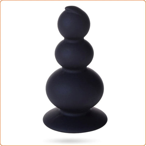 Suction 3 Silicone Ball Anal Beads by BDStyle - Anal Beads and Balls