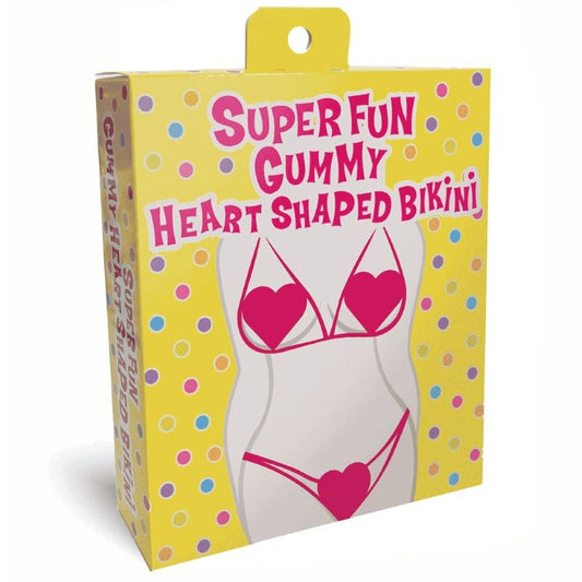Super Fun Gummy Heart Shaped Bikini - - Party Gifts and Novelties