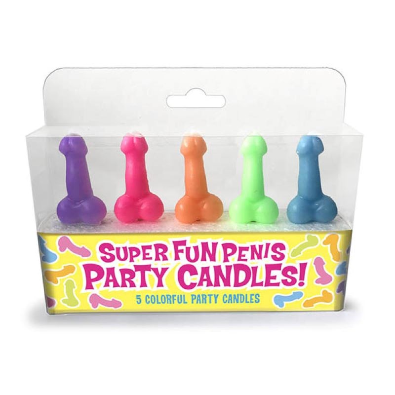 Super Fun Penis Candles - 5 Pack - - Party Gifts and Novelties