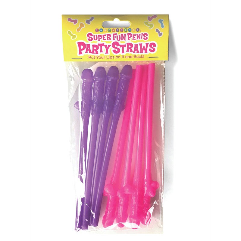 Super Fun Penis Party Straws - - Party Gifts and Novelties