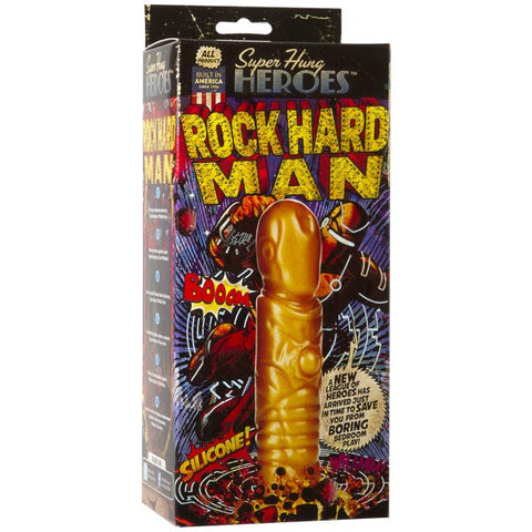 Super Hung Heroes Rock Hard Man Fantasy Dildo - Non-Realistic Dildos