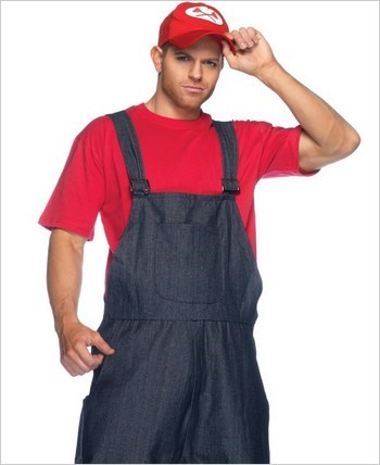 Super Plumber Costume by Leg Avenue - Fancy Dress Ups