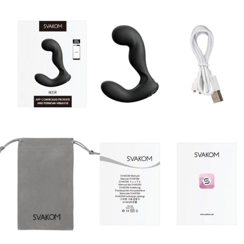 Iker App Controlled Vibrating Prostate Massager by Svakom - Luxury Sex Toys
