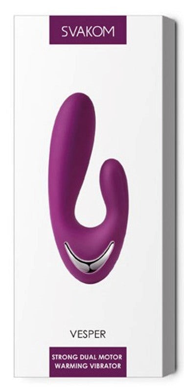 Svakom Vesper Dual-Motor Warming Vibrator for Intense Pleasure