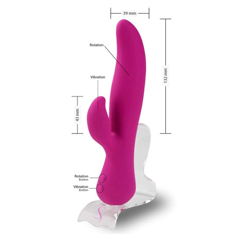 Swan 6 The Royal Rabbit Vibrator by BMS Factory - Rabbit Vibrators