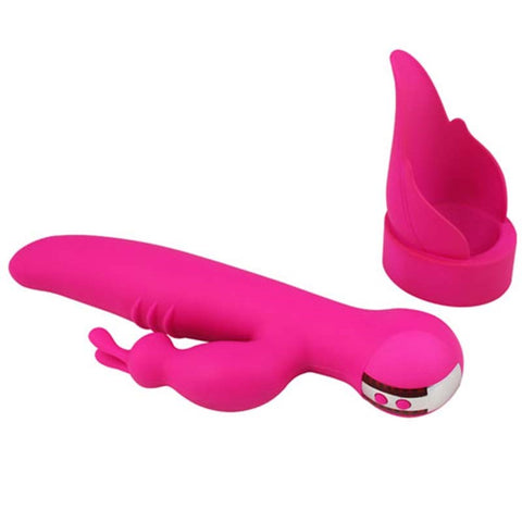 Swan Adore Elegance Dual-Stimulation Rabbit by BMS Factory - Rabbit Vibrators