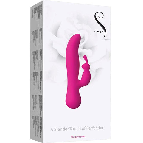 Swan The Love Silicone Vibrator by BMS Factory - Rabbit Vibrators