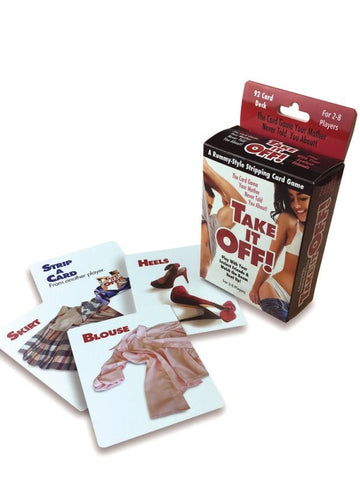 Take It Off Card Adult Party Game by Little Genie - Sex Games, Coupons and Tricks