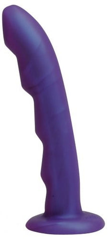 Charmer Midnight Purple Harness Dildo by Tantus - Realistic Dildos