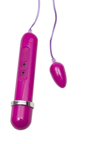 Tear Drop Bullet Vibrator and Controller by Doc Johnson - Personal Massagers