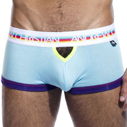Teaser Boxer Blue Mens Underwear by Andrew Christian - Mens Briefs And Boxers