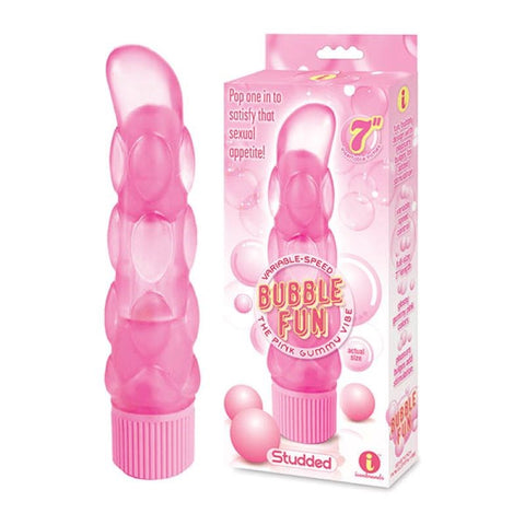 The 9s Bubble Fun Studded by Icon Brands - G-Spot Vibrators