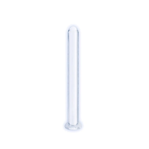 The 9s Glass Thins Cylindrical Glass Plug by Icon Brands - Glass Sex Toys