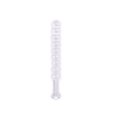 The 9s Glass Thins Spherical Glass Plug by Icon Brands - Glass Sex Toys