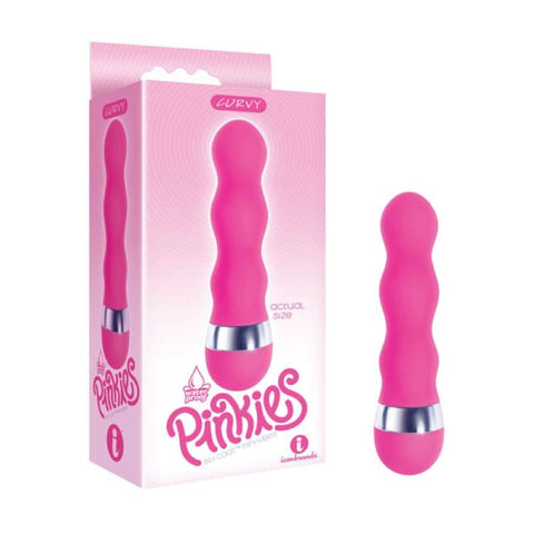The 9's Pinkies, Curvy 4.5'' Vibrator by Icon Brands - G-Spot Vibrators