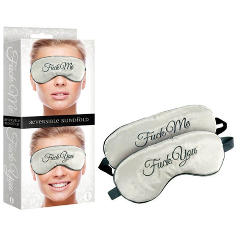 The 9s Reversible Fuck Me Fuck You Blindfold - Masks And Blindfolds
