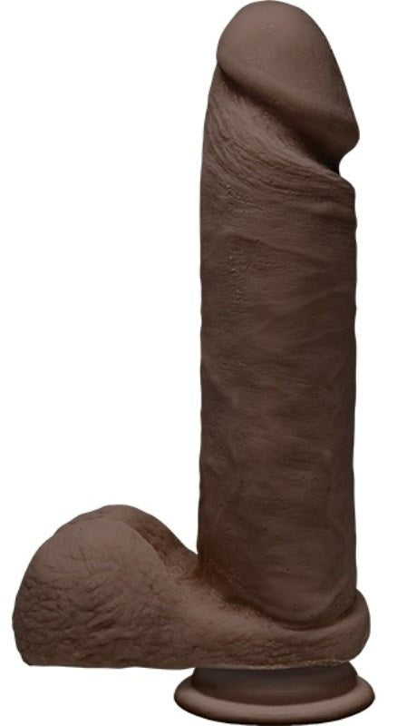 The D Perfect D 8 Inch Chocolate - - Realistic Dildos