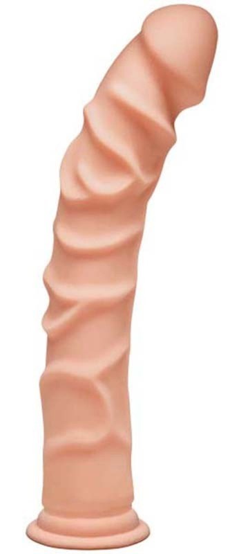 The D The Ragin - - Realistic Dildos D 10 Inch Vanilla - - Realistic Dildos