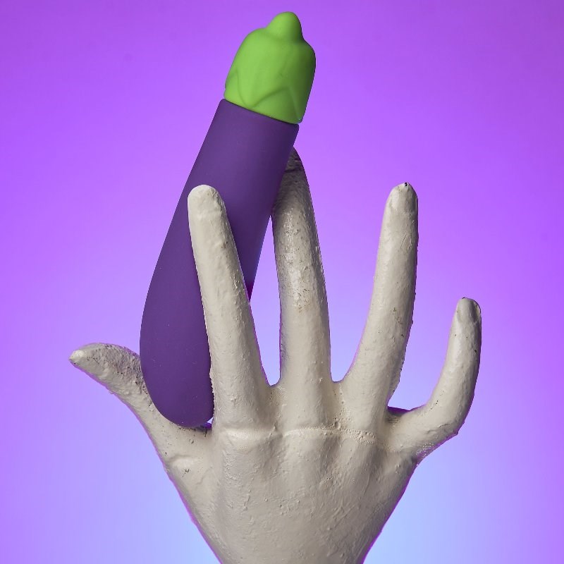 The Eggplant Emojibator - - Waterproof Vibrators