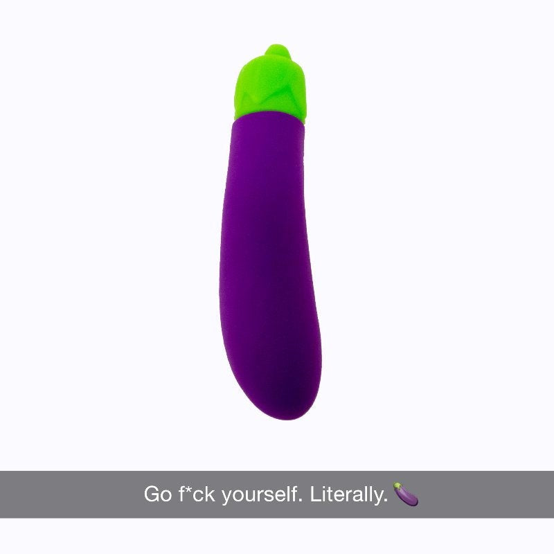 The Eggplant Emojibator - - Waterproof Vibrators