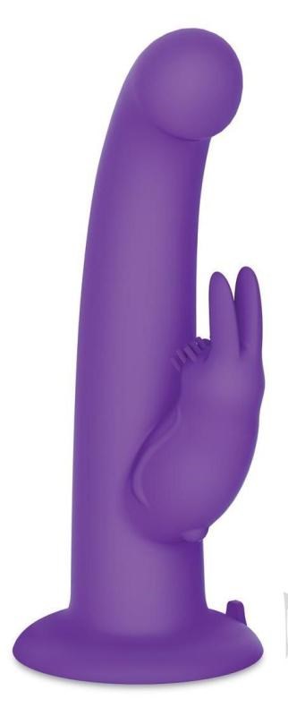 The G-Spot Rotating Rabbit Peg Purple - - Rabbit Vibrators