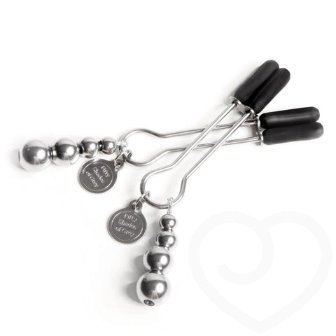 The Pinch Adjustable Nipple Clamps by Lovehoney - Nipple and Clit Clamps