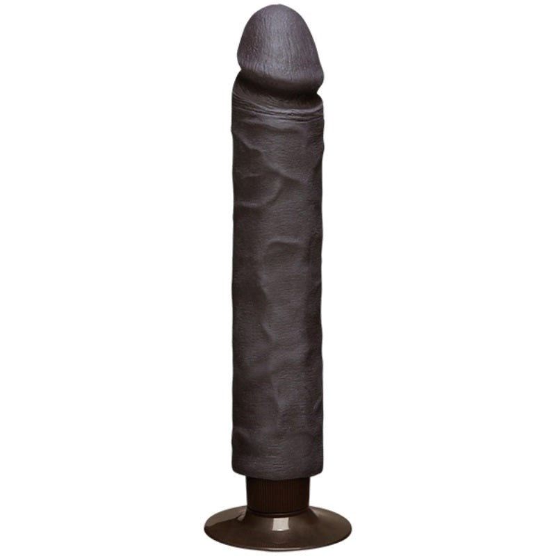 The Realistic Cock UR3 Vibrating 10 in. Black - - Realistic Dildos