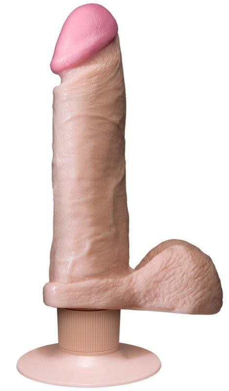 The Realistic Cock Vibrating 6 Inch Flesh - - Realistic Dildos