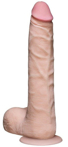The Realistic Slim Cock With Balls UR3 Flesh 9 Inch - Realistic Dildos