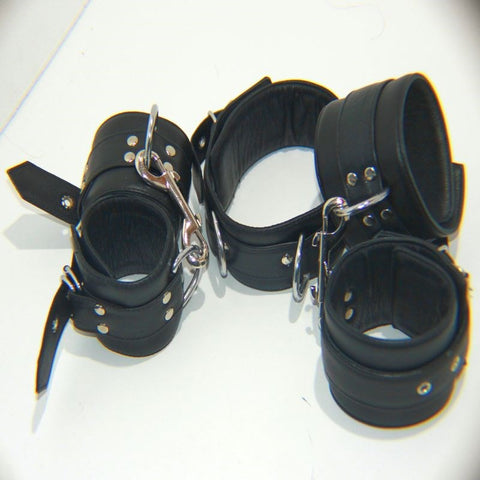 The Specialist Leather Bondage Set Bondage Restraints - Cuffs and Restraints