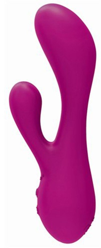 The Swan Hug with Squeeze Control Teal - - Rabbit Vibrators