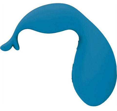 Swan Kiss Teal Rechargeable Vibrator by BMS Factory - Luxury Sex Toys