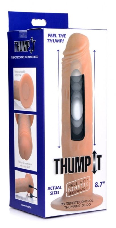 Thump It 7x Remote Control Thumping Dildo - - Realistic Dildos