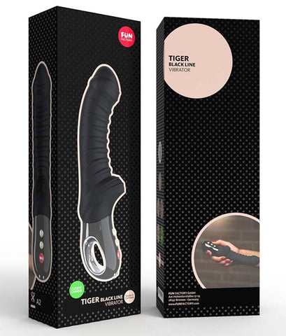 Tiger Black Line Vibrator Waterproof by Fun Factory - Waterproof Vibrators