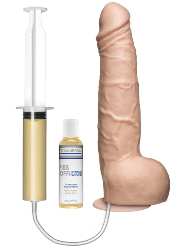 Titan Men Piss Off Cock Cup Vanilla - - Realistic Dildos