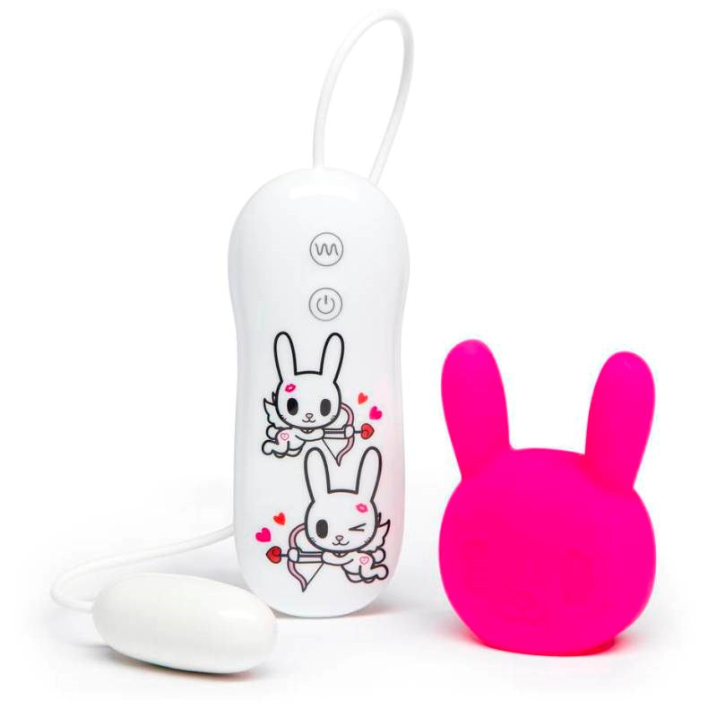 tokidoki Honey Bunny Petal Vibe 7 Function Clitoral Vibrator - - Clit Ticklers and Pulsators