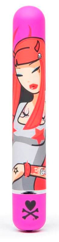 tokidoki Pyro Girl Power Vibe 7 Function Classic Vibrator - - Personal Massagers