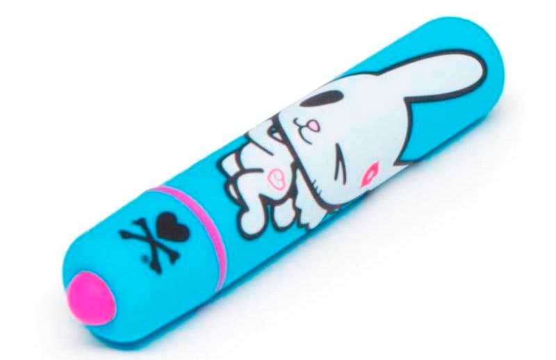 tokidoki Single Speed Mini Bullet Vibrator Blue Lovehoney Bunny - - Personal Massagers