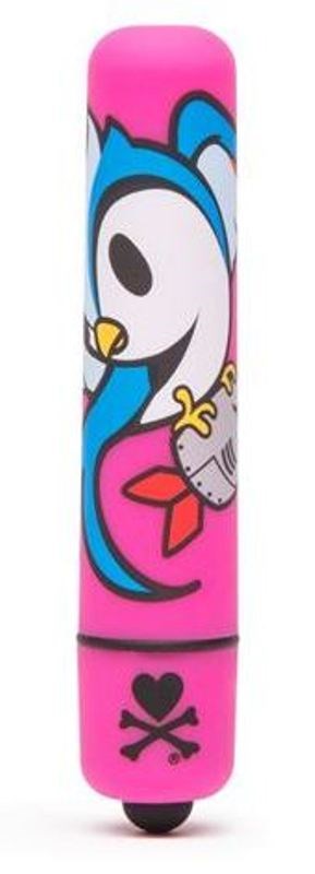 tokidoki Single Speed Mini Bullet Vibrator Pink Bomb Bird - - Personal Massagers