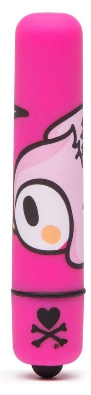 tokidoki Single Speed Mini Bullet Vibrator Pink Heart Bird - - Personal Massagers