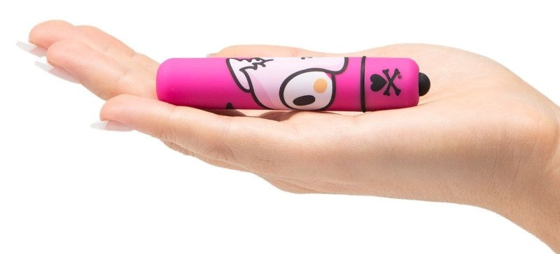 tokidoki Single Speed Mini Bullet Vibrator Pink Heart Bird - - Personal Massagers