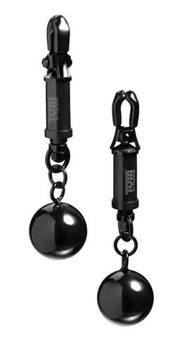 Tom of Finland Nipple Barrel Clamps by XR Brands - Nipple and Clit Clamps