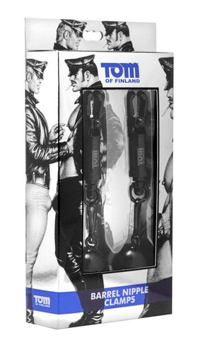 Tom of Finland Nipple Barrel Clamps by XR Brands - Nipple and Clit Clamps