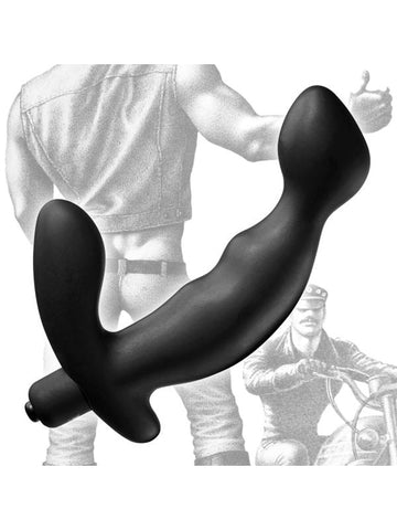 Tom Of Finland Silicone P-Spot Vibrator by XR Brands - Prostate Toys